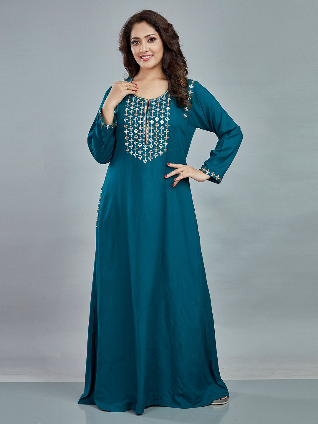 SANAA Embroidered Maxi Nightdress