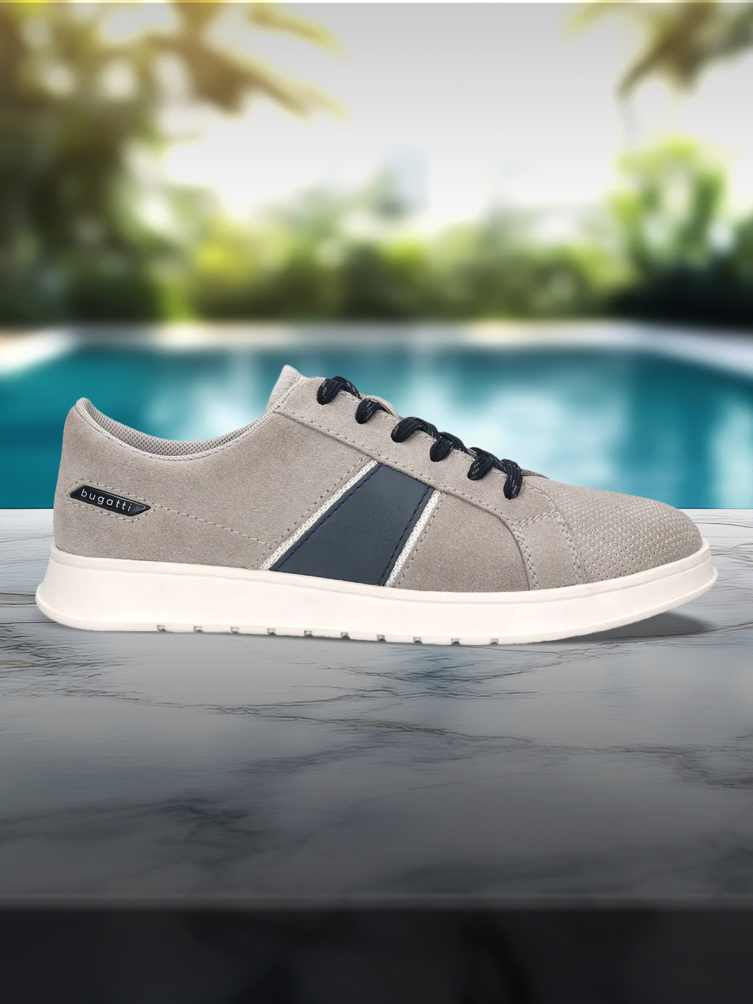 Bugatti Fiero Men Round Toe Suede Sneakers