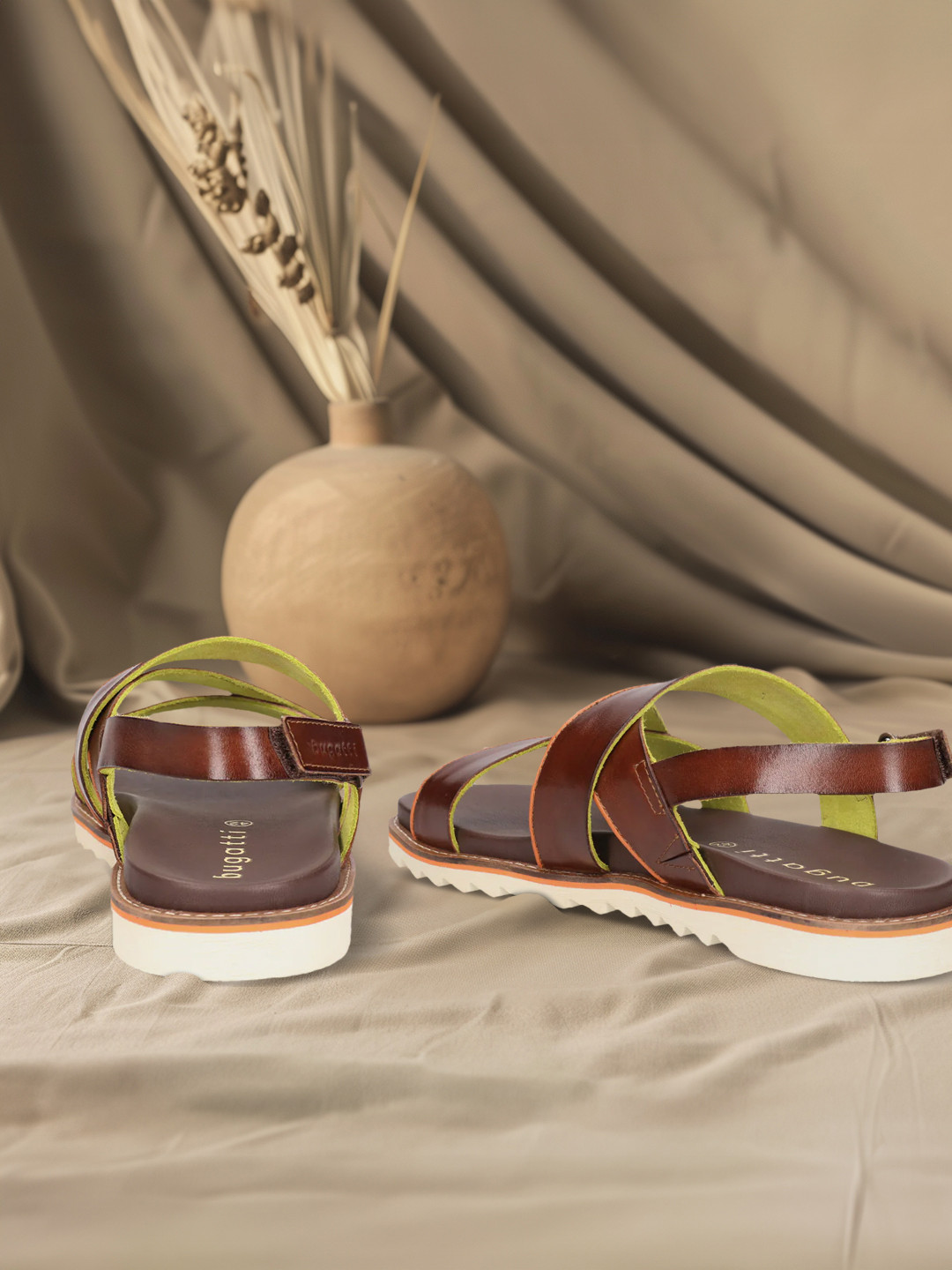 Bugatti Limon Men Strappy Leather Comfort Sandals