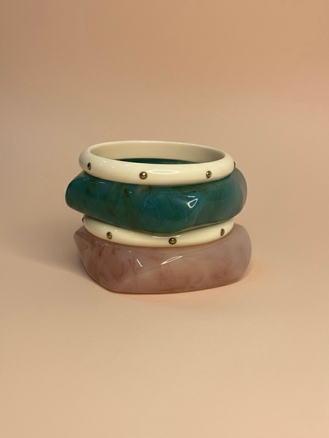 TAG 7 Set Of 4 Textured Bangles