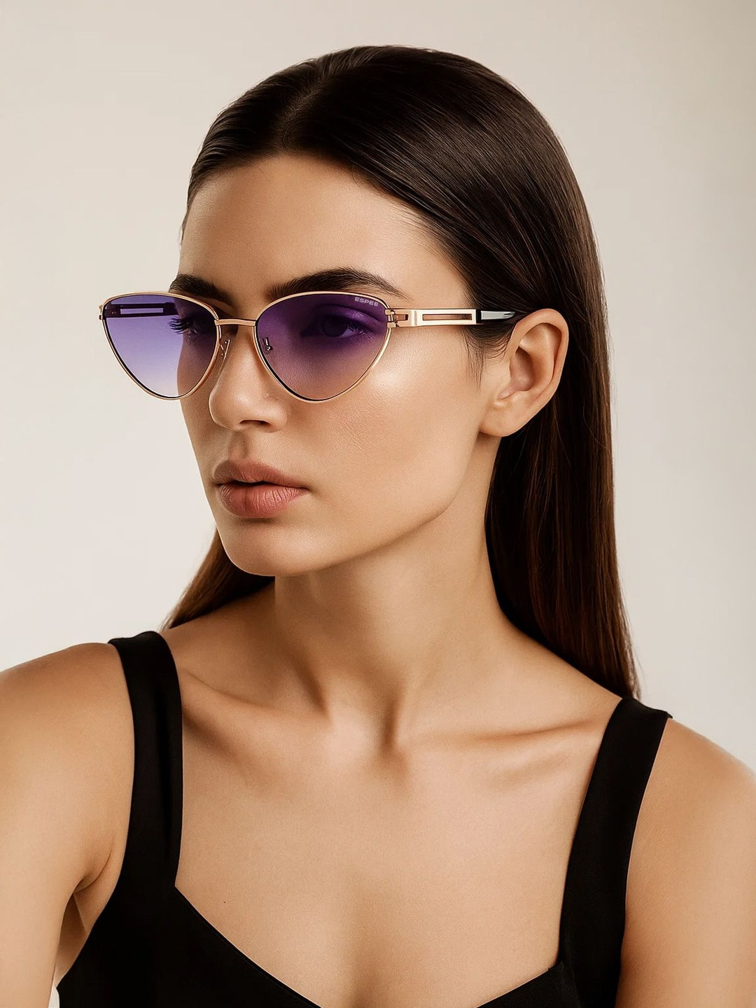 Espee Women Cateye Sunglasses with UV Protected Lens ESS1008C2SG