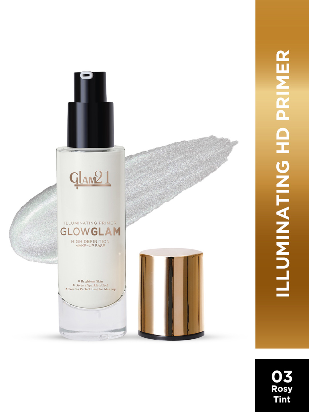 GLAM21 Highlighting HD Primer - 30 ml- Rosy Tint 03