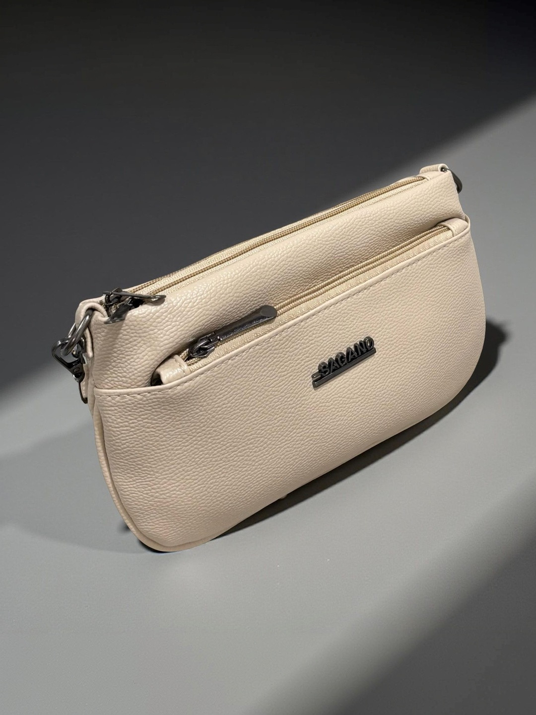 GLOSSY Textured PU Sling Bag