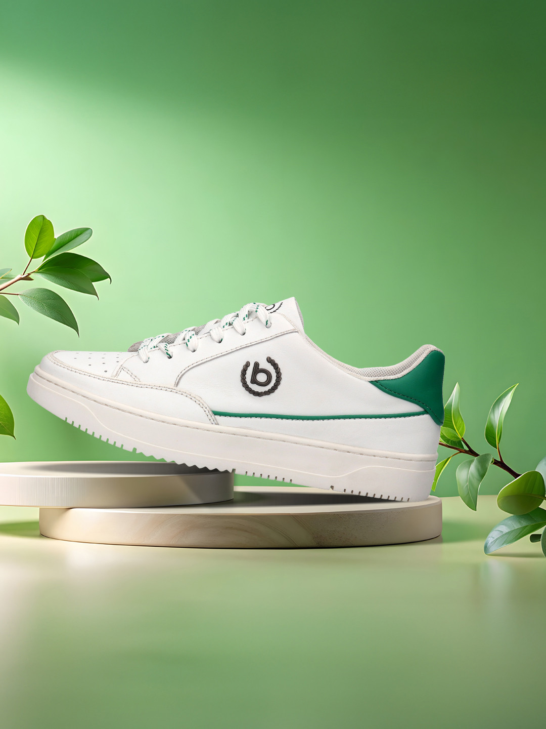 Bugatti Humus Men Mid Top Leather Sneakers