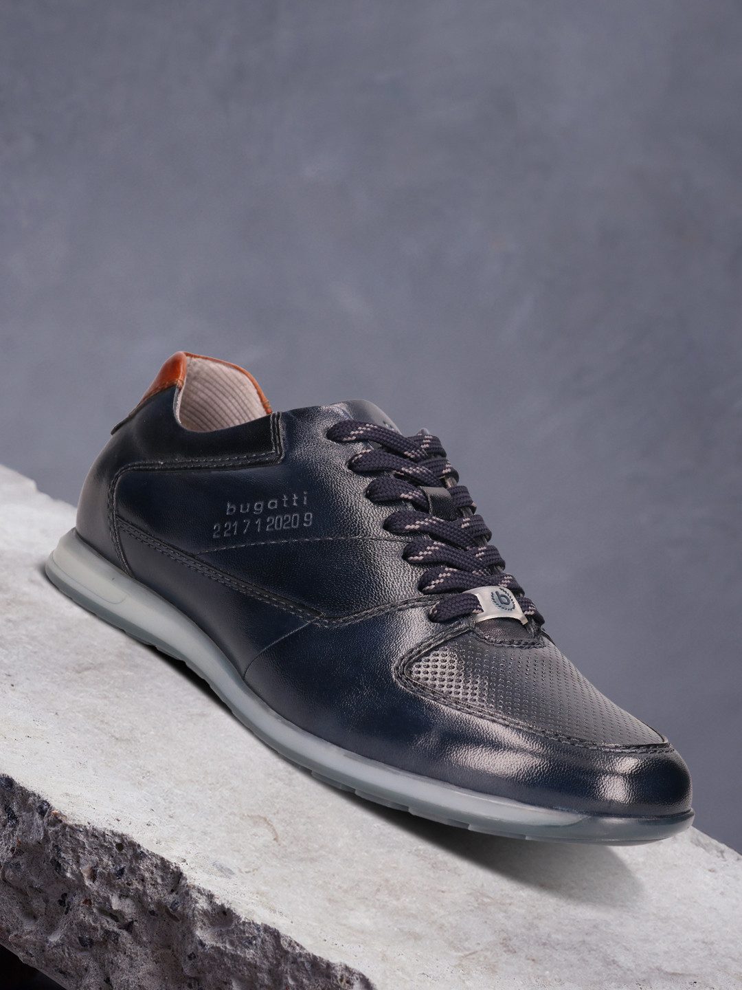 Bugatti Thorello Men Textured Leather Sneakers