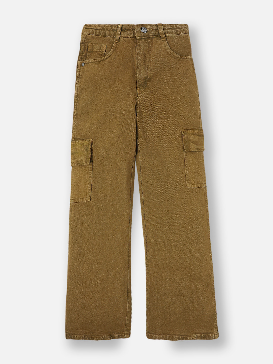 Urbano Juniors Boys Loose Baggy Fit Washed Denim Cargo Jeans