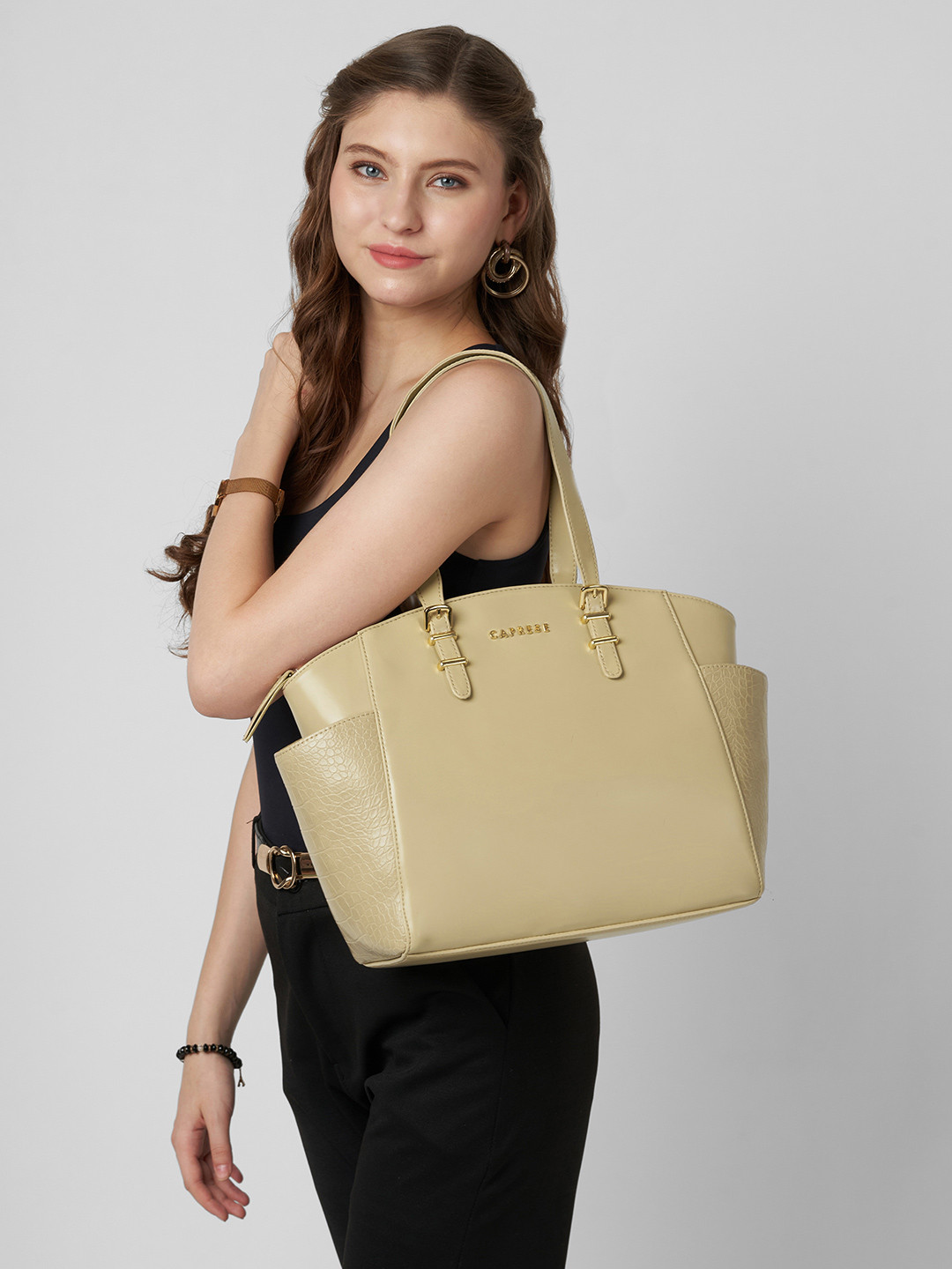 Caprese Structured Regular Casual Tote Bag