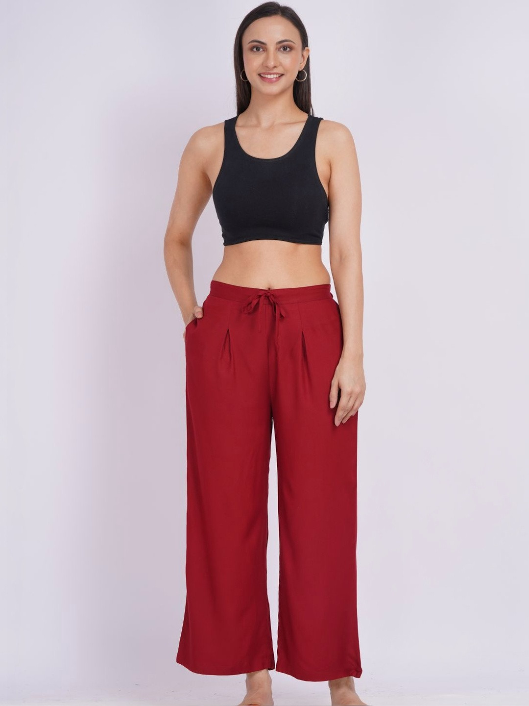Minimul Cotton Wide Leg Palazzo Pant