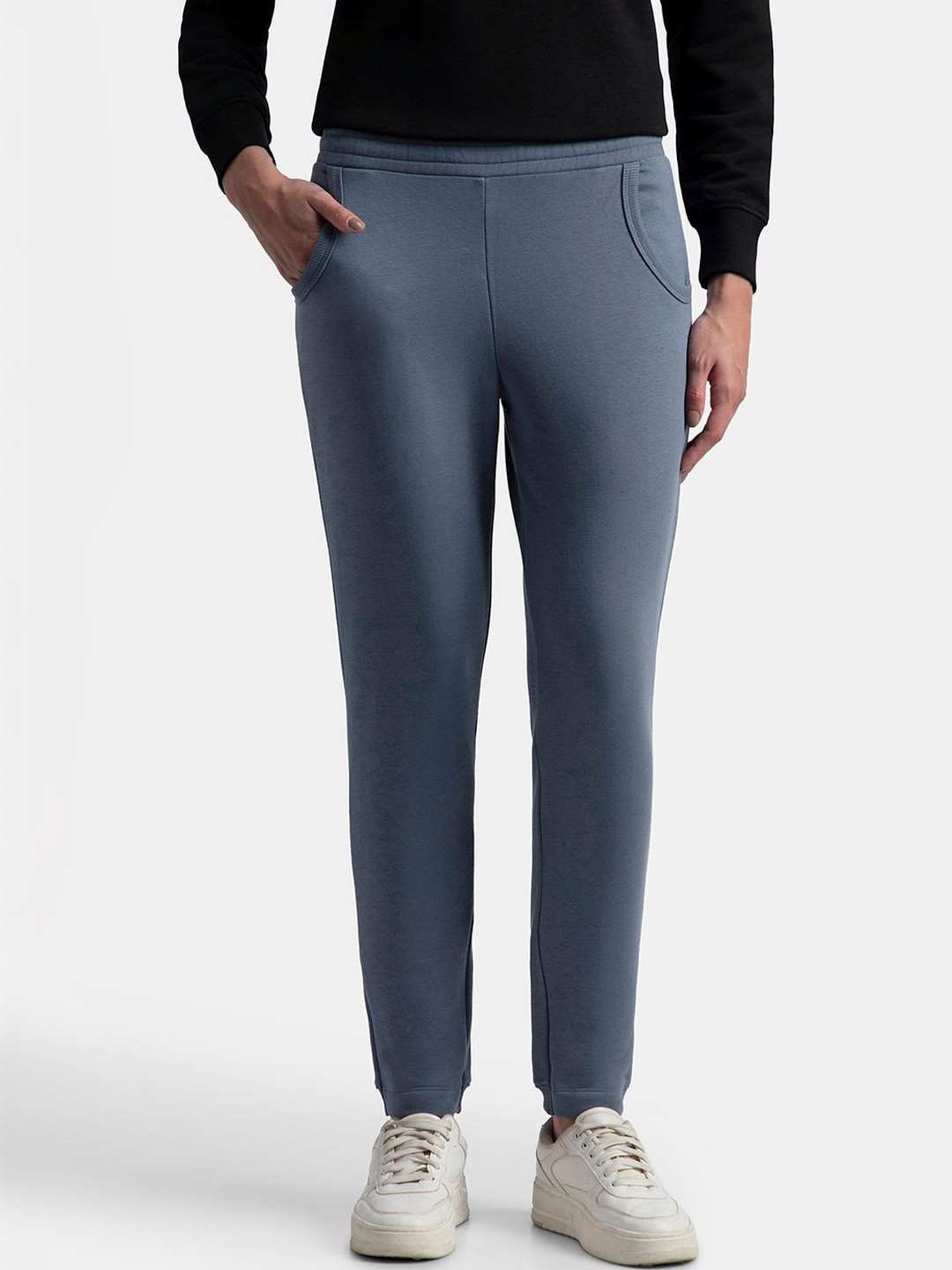 Jockey Super Combed Cotton Fleece Fabric Regular Fit Joggers with StayWarm Technology-U119