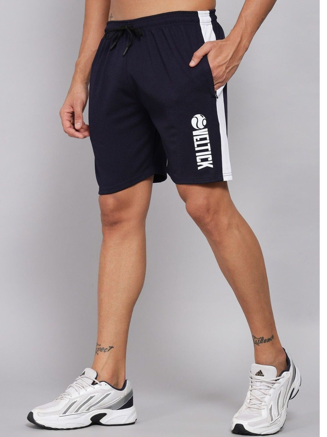 Veltick Men Typography fwd Shorts