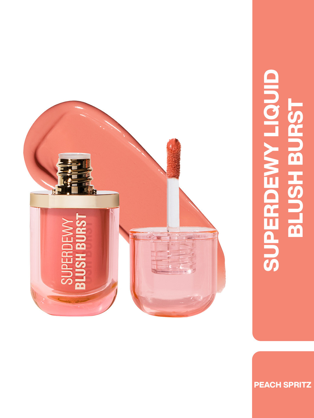 Makeup Revolution London Superdewy Liquid Blush Burst- 4.2 ml- Peach Spritz
