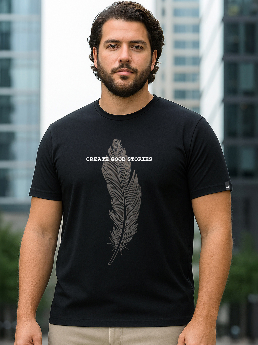 Bewakoof Plus Men Plus Size Graphic Printed Cotton T-shirt