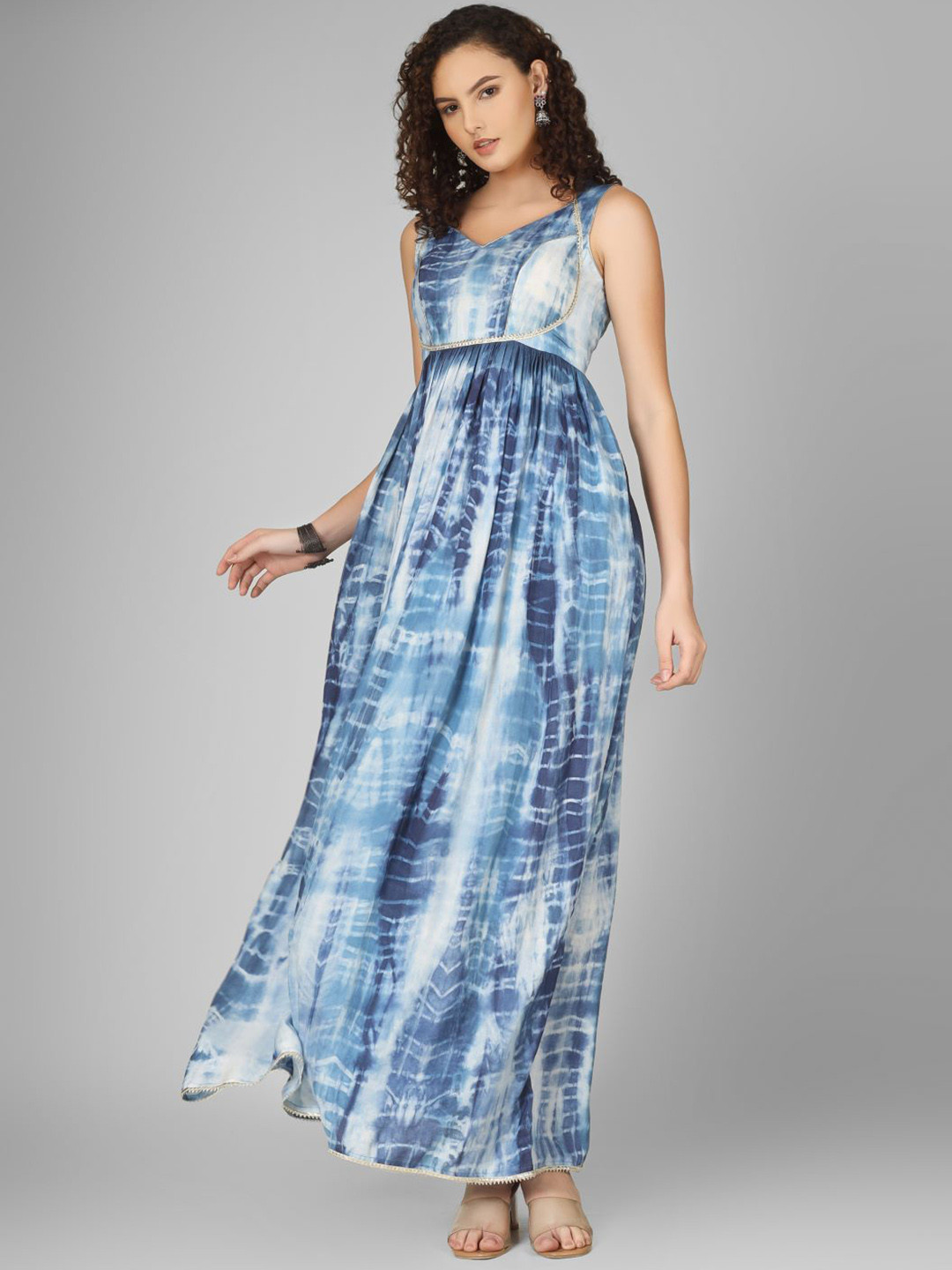 UNLOKALE Women Tie and Dye Dresses