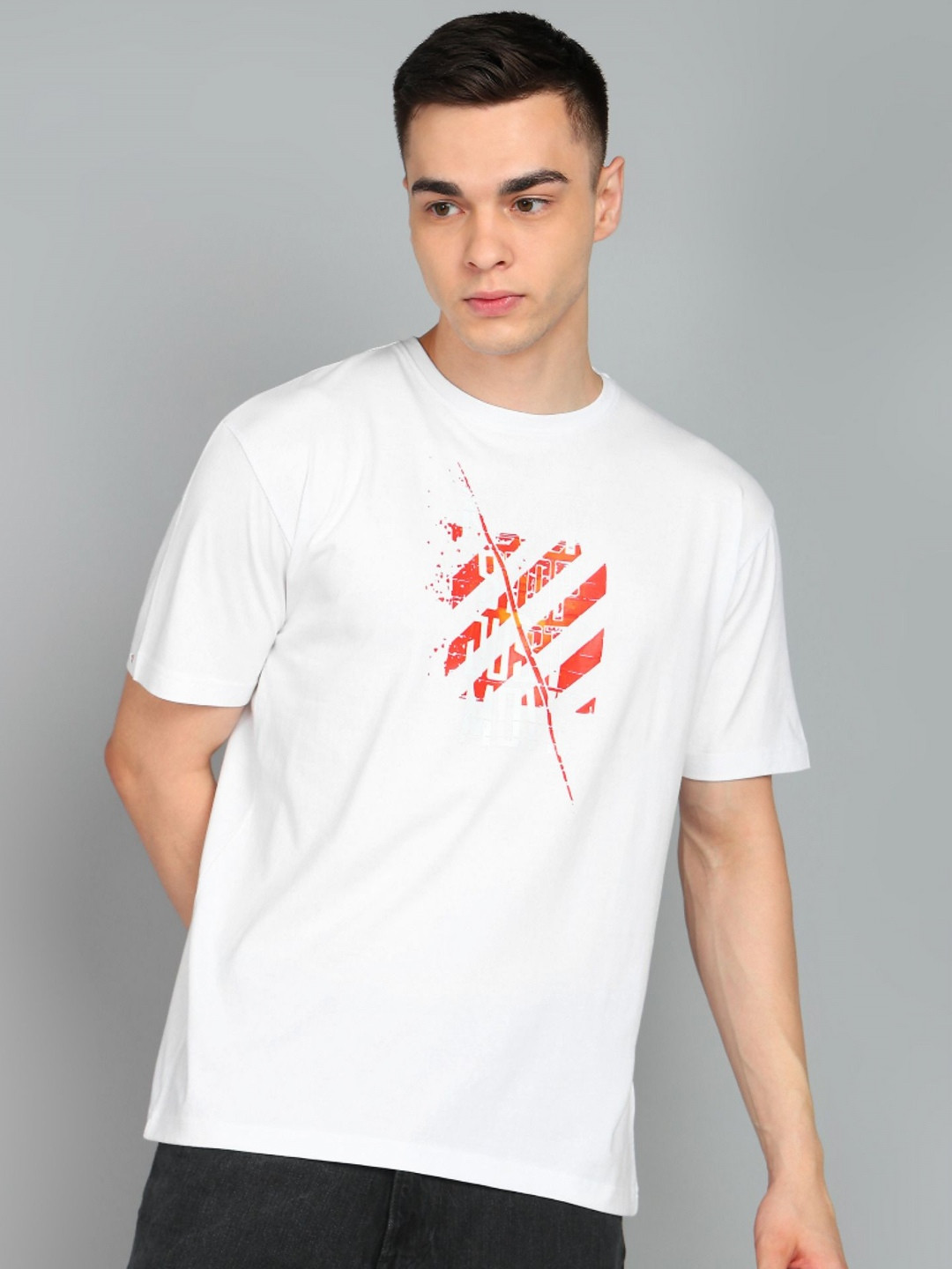 Gaucha Men Graphic Printed Round Neck Cotton T-shirt