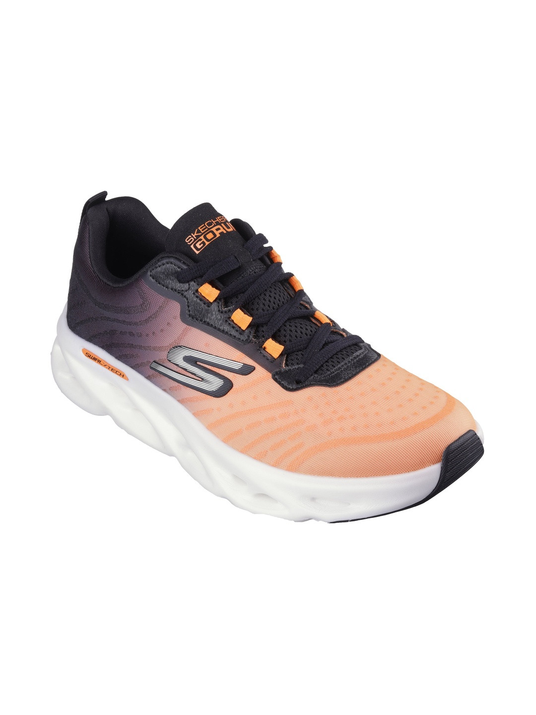 Skechers Go Run Swirl Tech Speed Men Printed Casual Lace-Ups Sneakers