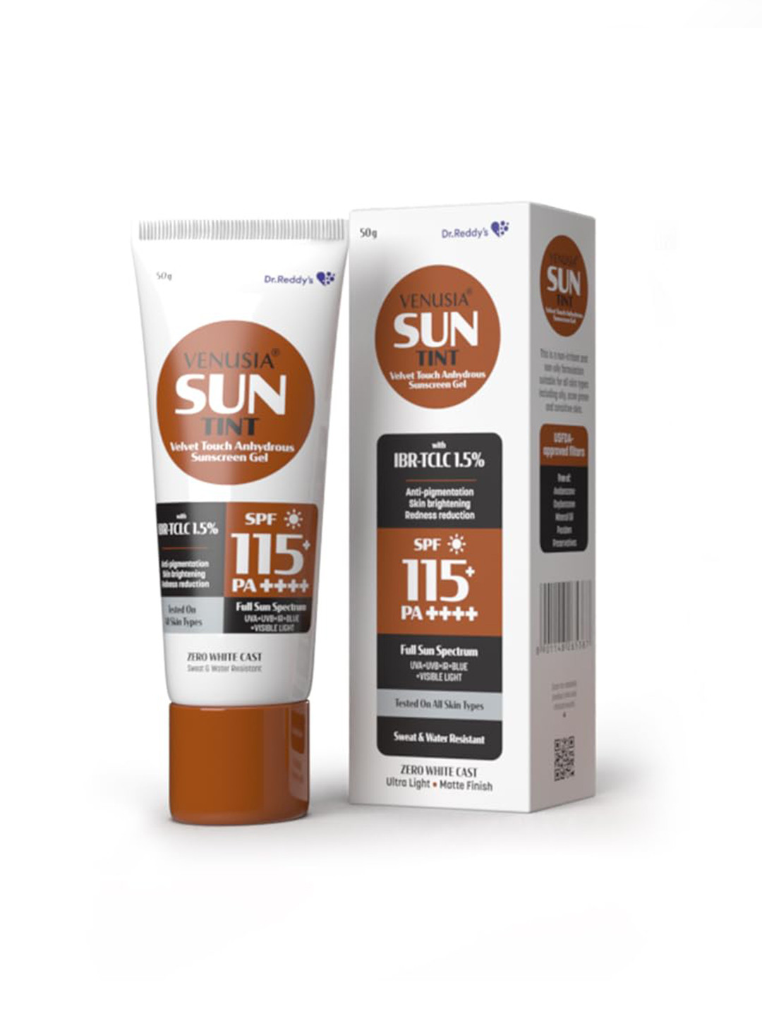 Venusia Dr. Reddy's Sun Tint SPF 115 Matte-Finish Brightening & Lightweight-50g