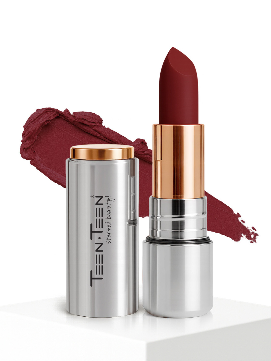 TEEN TEEN COSMETICS Iconic Non Transfer Matte Lipstick- 3.8 g- Mull It To The Max 20