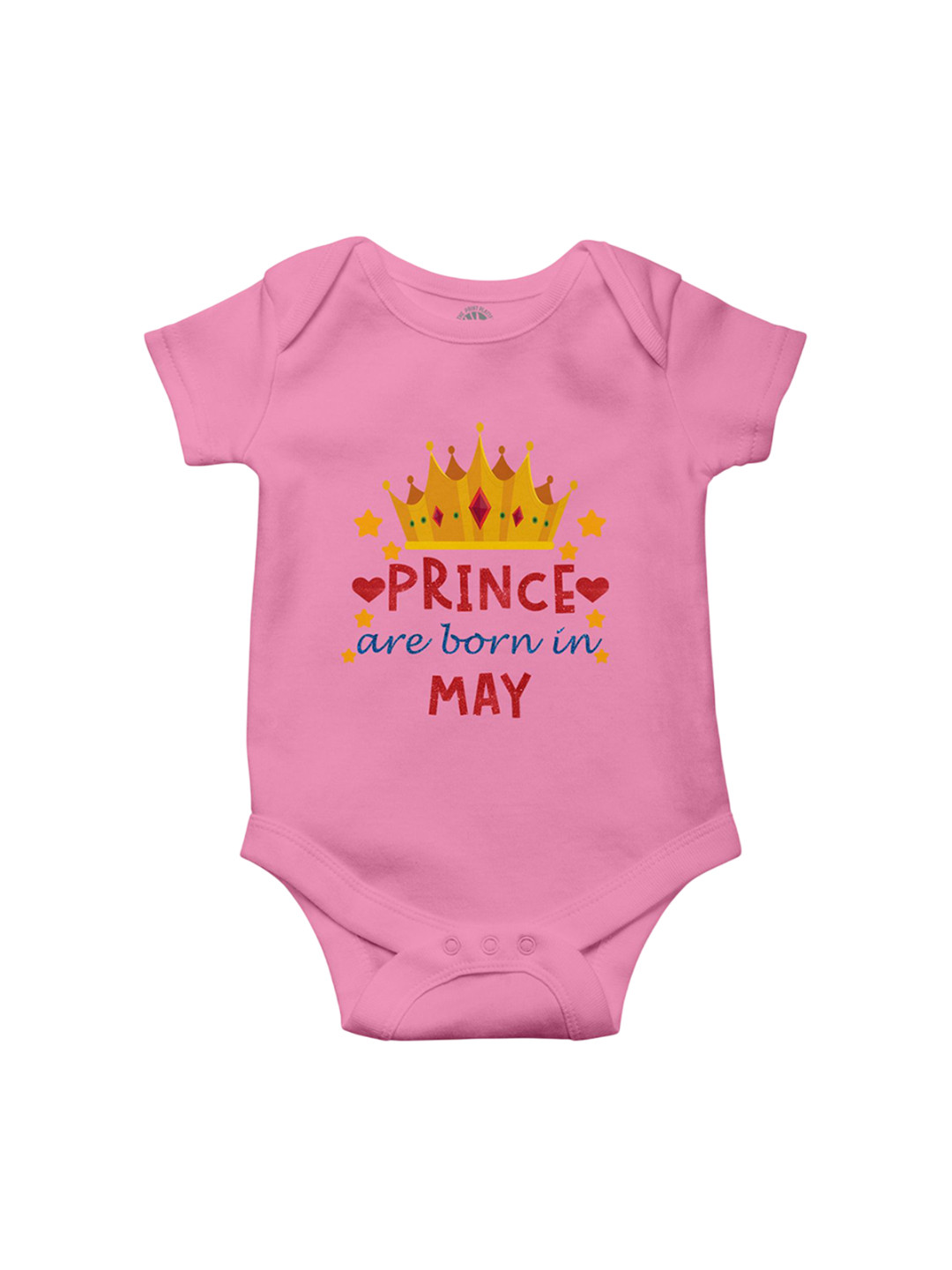 THE PRINT PLATTER Infants Boys Printed Cotton Ultra Bio Wash with Envelope Neck Bodysuits