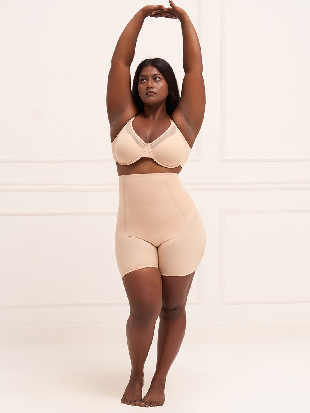 Underneat Women High Waist Stretchable Removable Pads Butt Padded Shorts