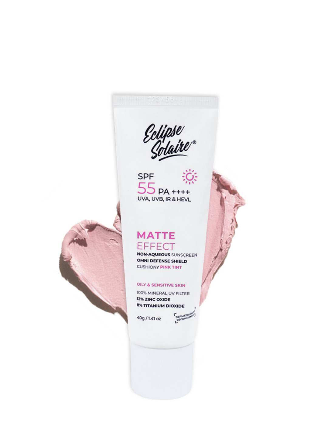 Eclipse Solaire Matte Effect Sunscreen SPF 55 PA++++- 40 g