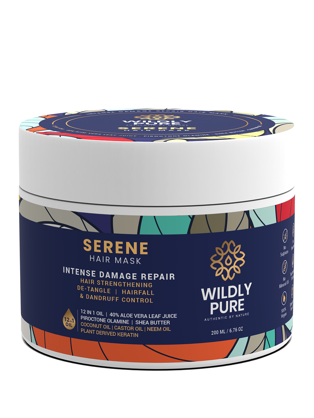 Wildly Pure SERENE 12 in 1 Dandruff & Dry Frizzy Hair Mask 200ml