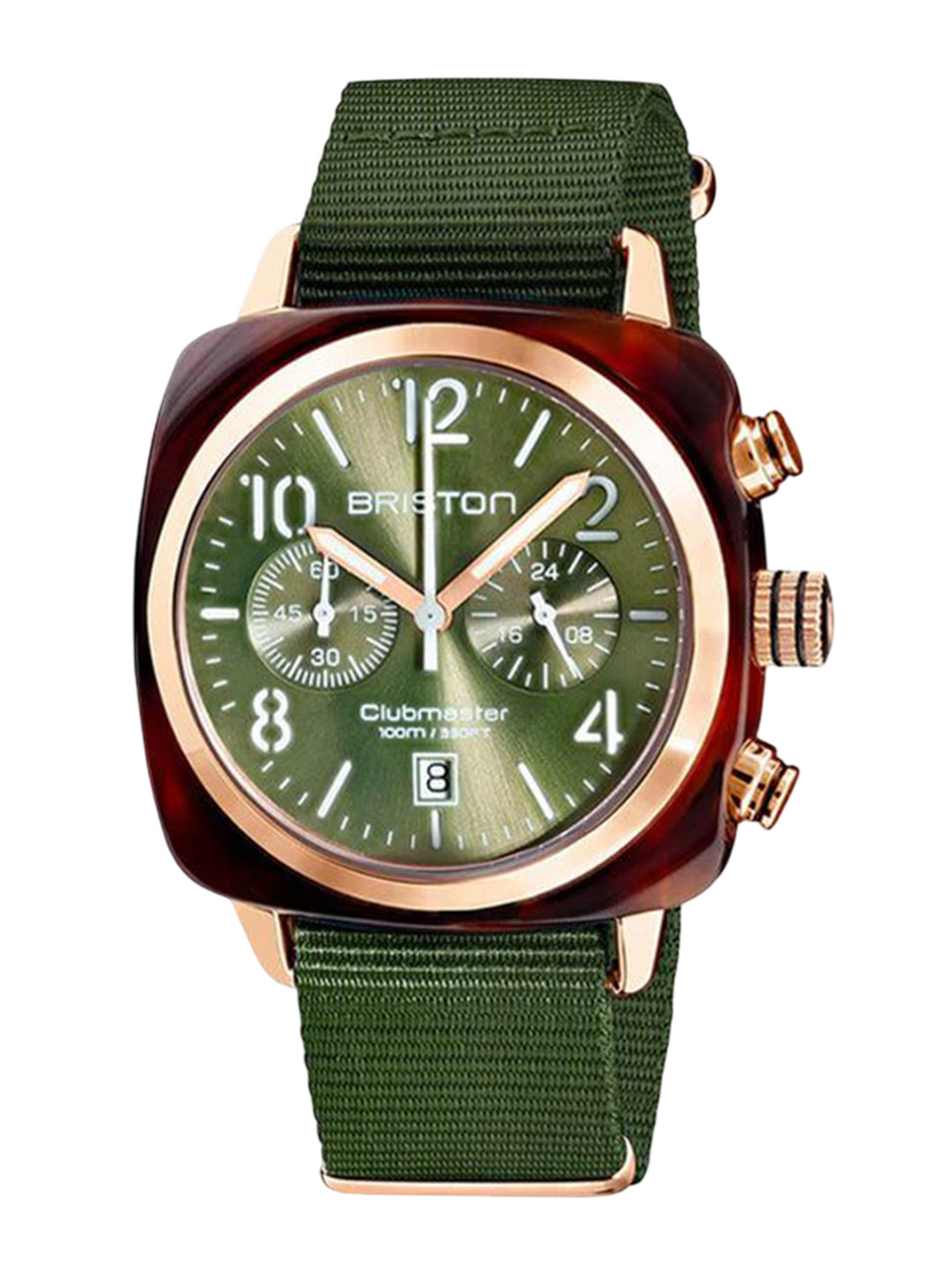 BRISTON Clubmaster Classic Men Dial & Straps Chronograph Watch 19140.PRA.T.26.NOL