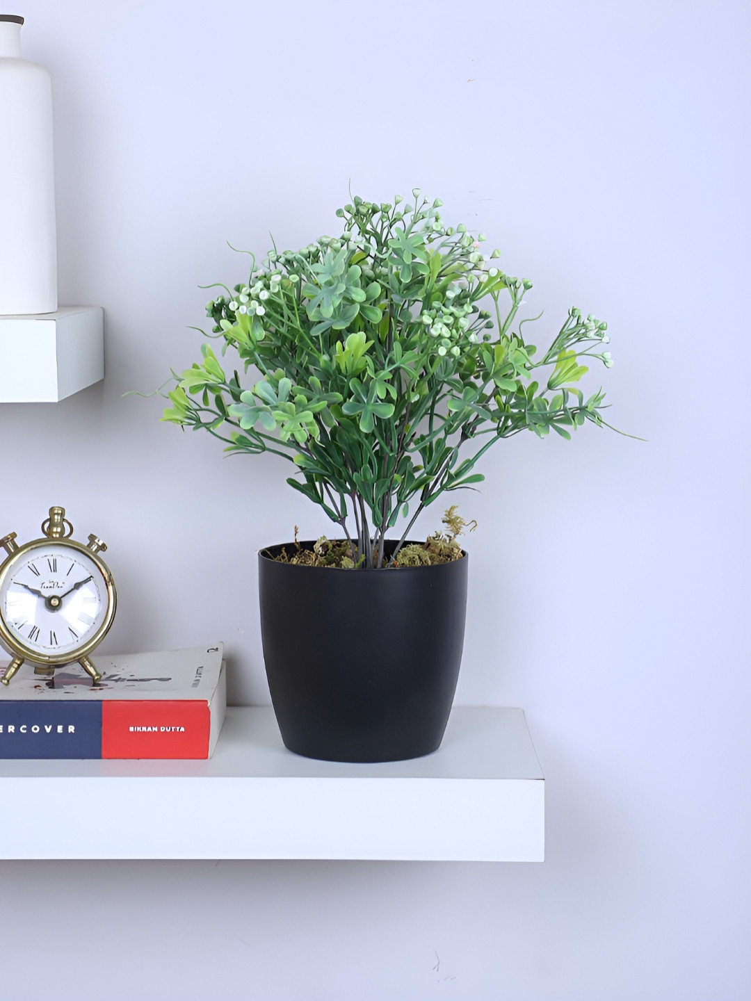 ARICK DECOR White Non-Hanging Artificial Plant With Pot