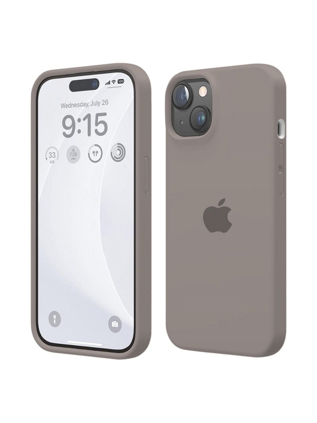 INNOPACE Silicone iPhone 15 Plus Back Case