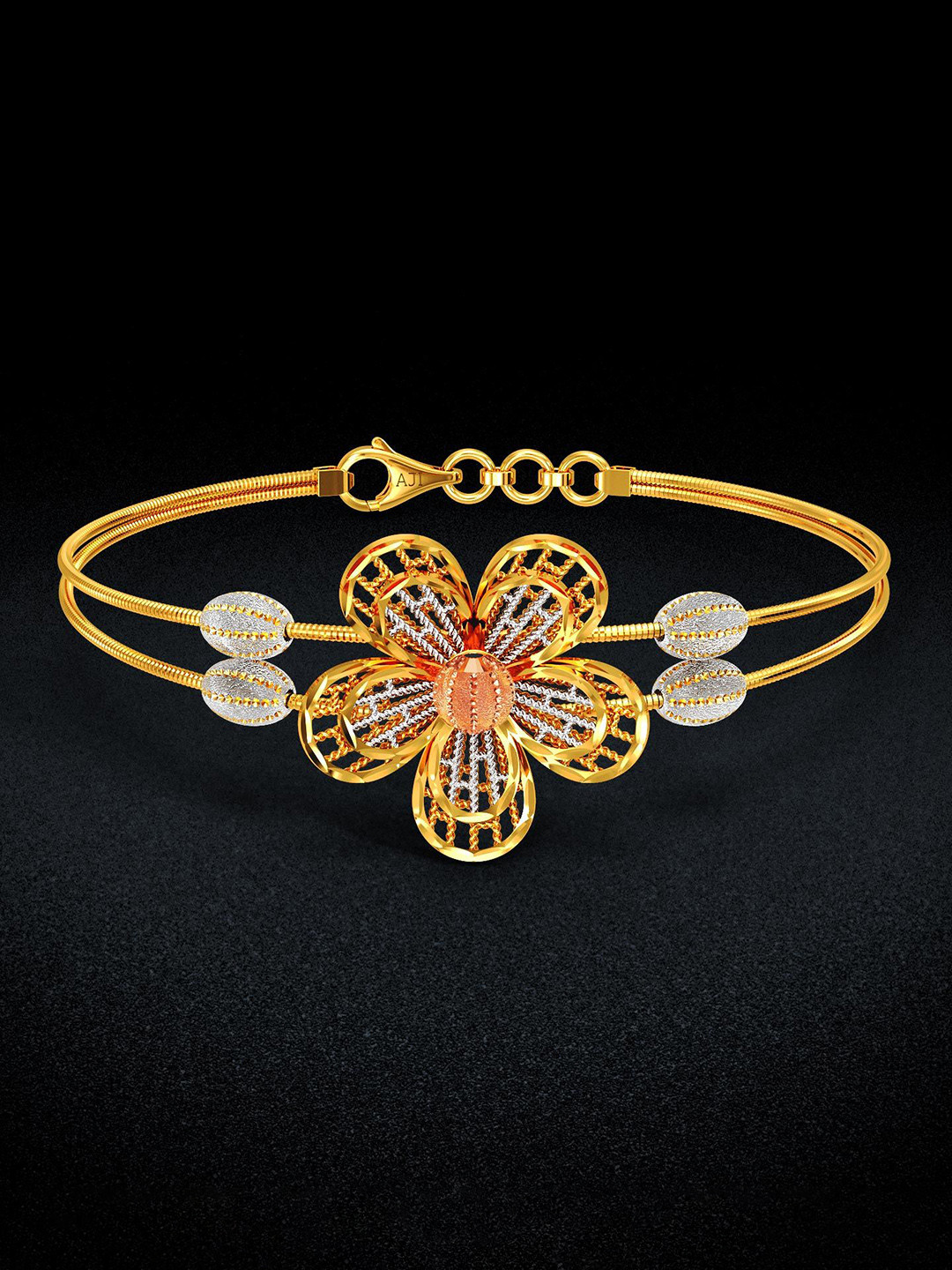 Joyalukkas Women 22KT Ecstasy Gold Bracelet- 9.71g