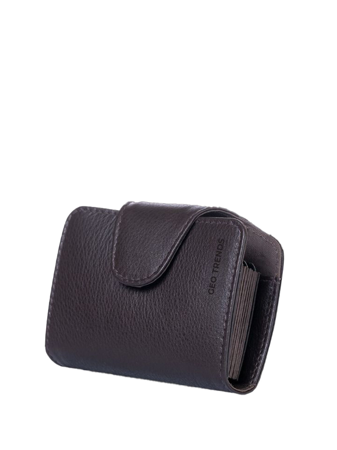 GEO TRENDS Unisex Leather Card Holder With RFID Features