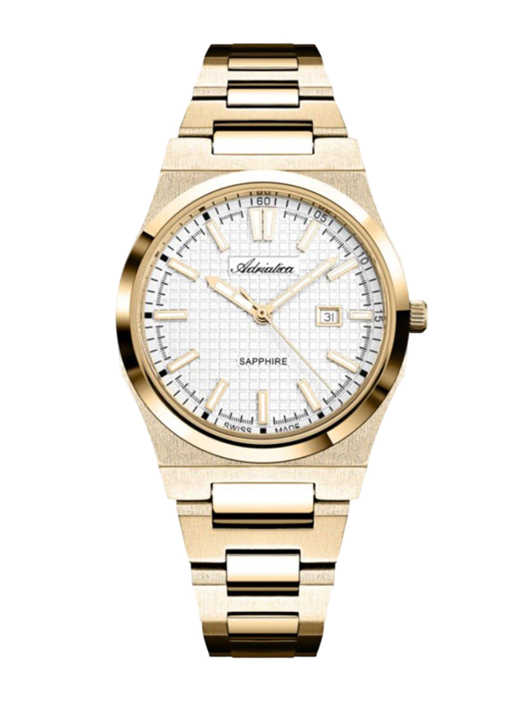 Adriatica Women Dial & Stainless Steel Bracelet Style Straps Analogue Watch A3326.1113Q