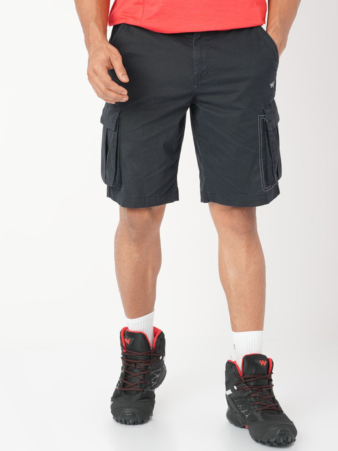Wildcraft Men Regular Fit Mid-Rise Cargo Styles Shorts