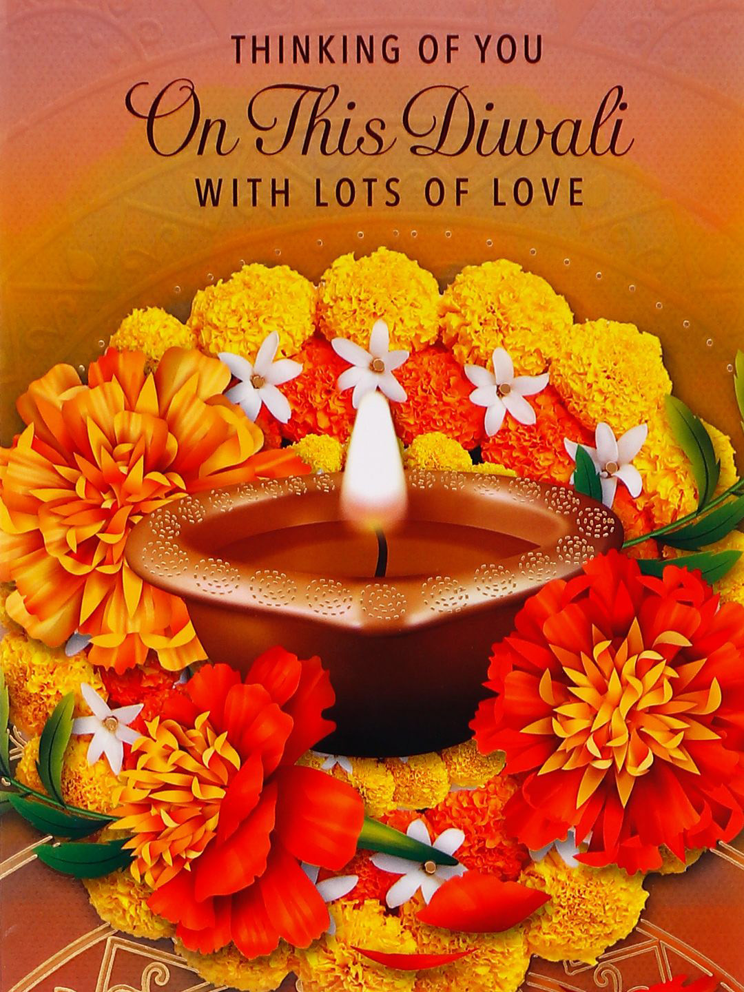 Archies Pack of 3 Lots of Love Diwali Wishes Greeting Card