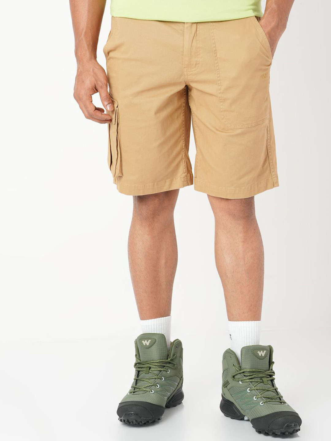 Wildcraft Men Cotton Rapid-Dry Cargo Regular Fit Shorts