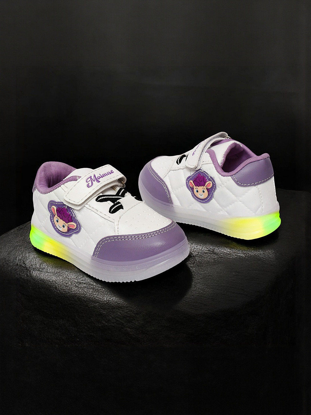 MAIMNE Unisex Kids Textured Sneakers Casual Shoes