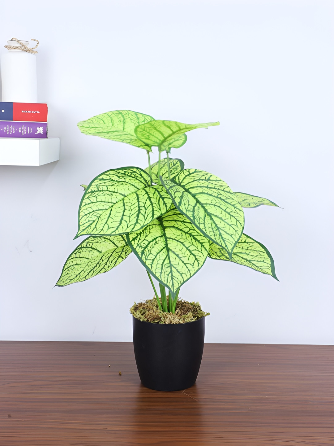 ARICK DECOR Yellow Hanging Artificial Plant With Pot