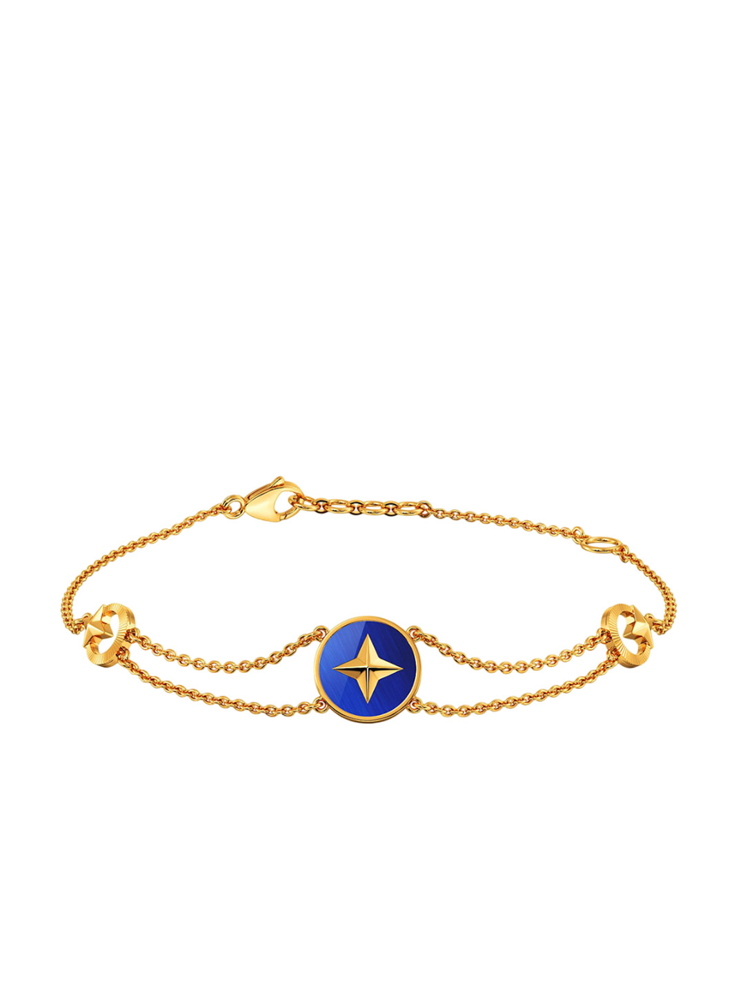 Joyalukkas Women 22Kt Gold Galactic Sparkle Bracelet- 3.708g