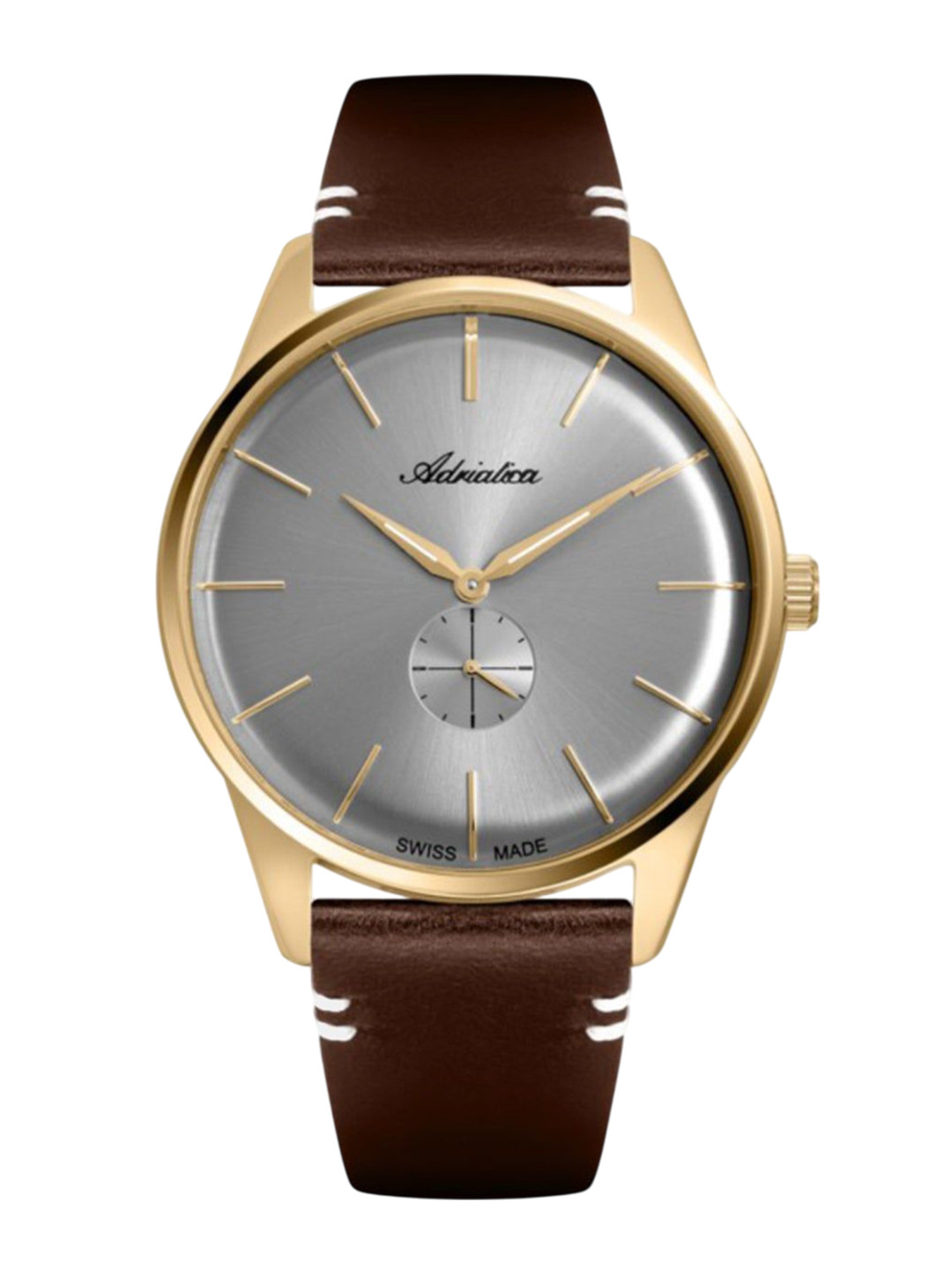 Adriatica Men Dial & Leather Straps Analogue Watch A8264.1217Q