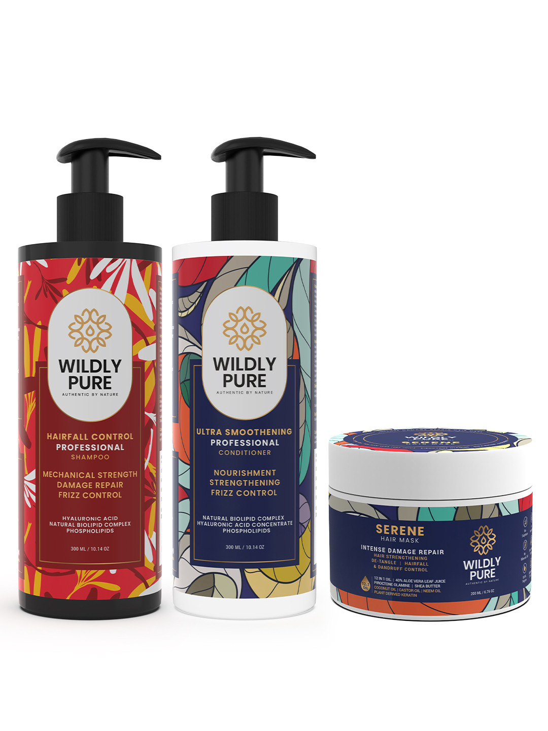 Wildly Pure Hair-Fall Control Kit for Dry Frizzy & Damaged Hair