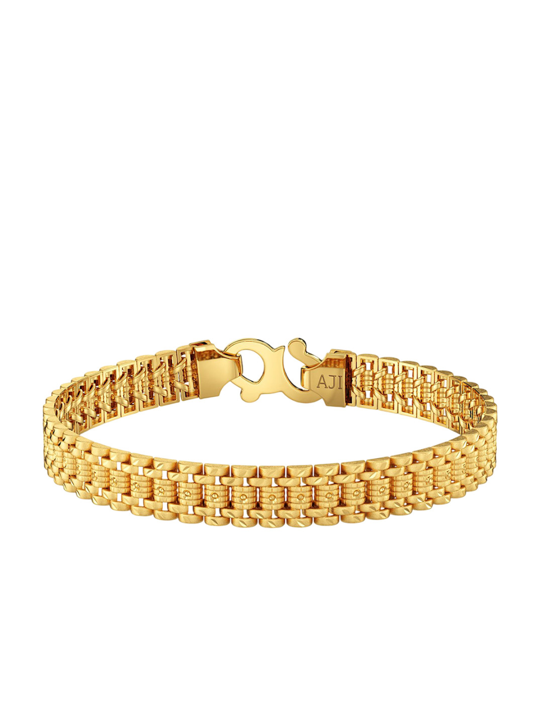 Joyalukkas Men 22 Kt Sleek Simplicity Gold Bracelet- 11.81 gms