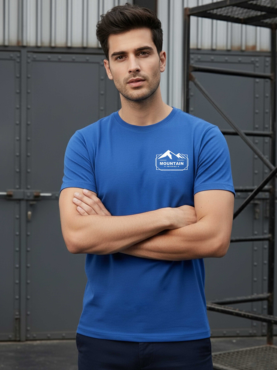 Moda Rapido Men Printed T-shirt