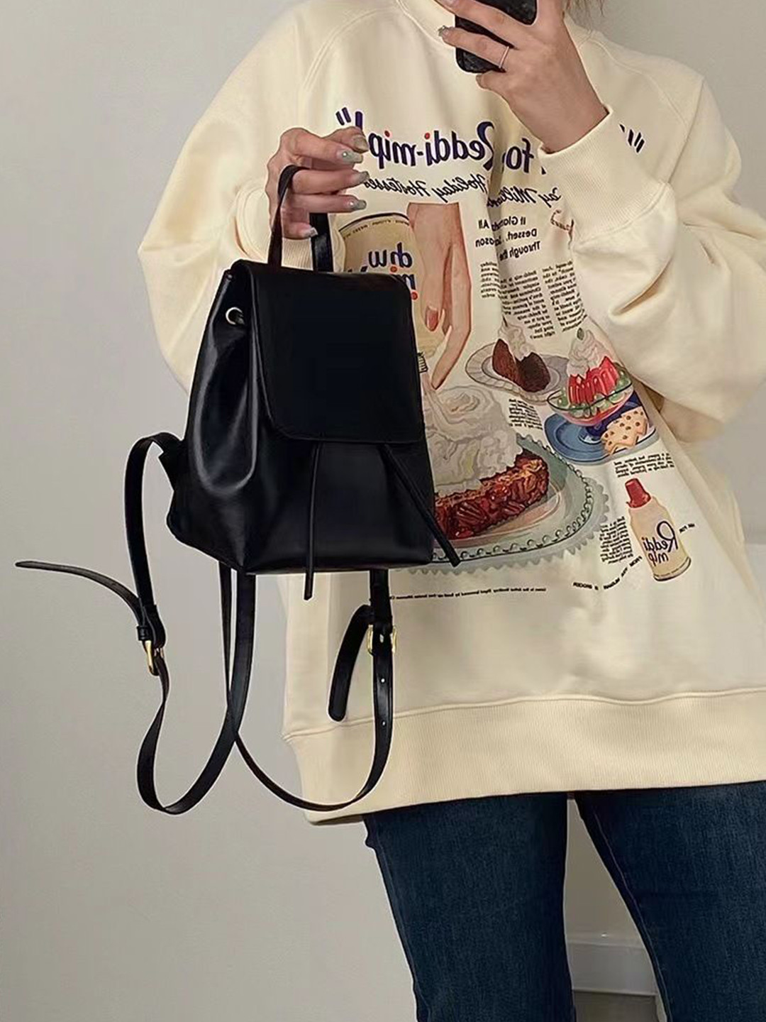 StyleCast Women Small Non-Padded Drawstring Backpack