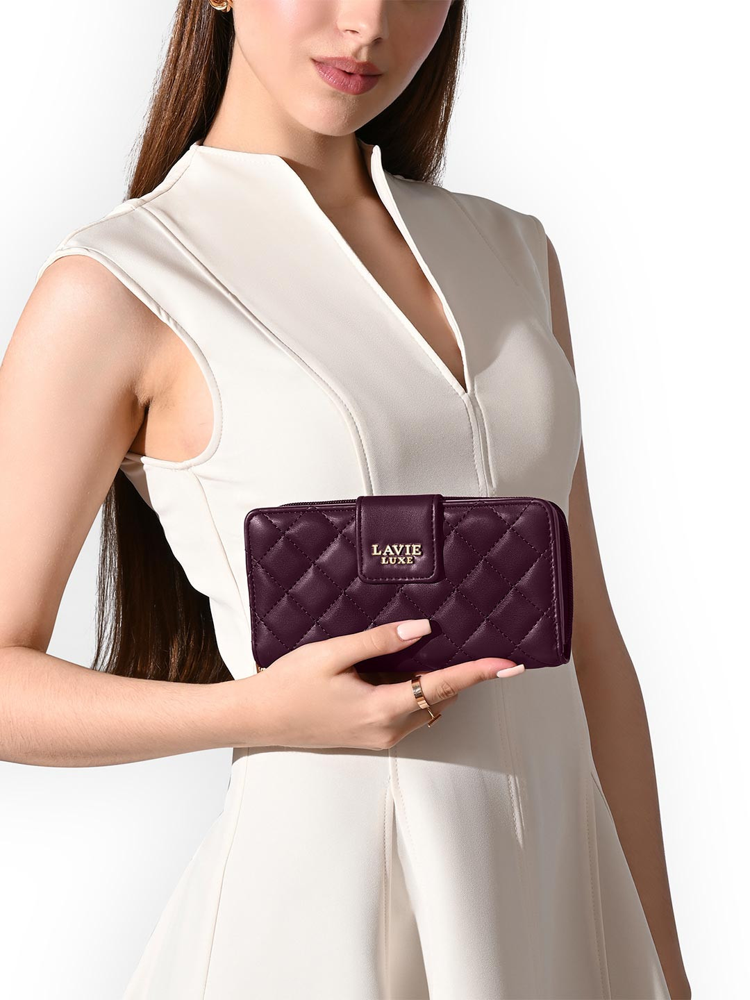 LAVIE LUXE Diamond25 Women Zip Around Wallet