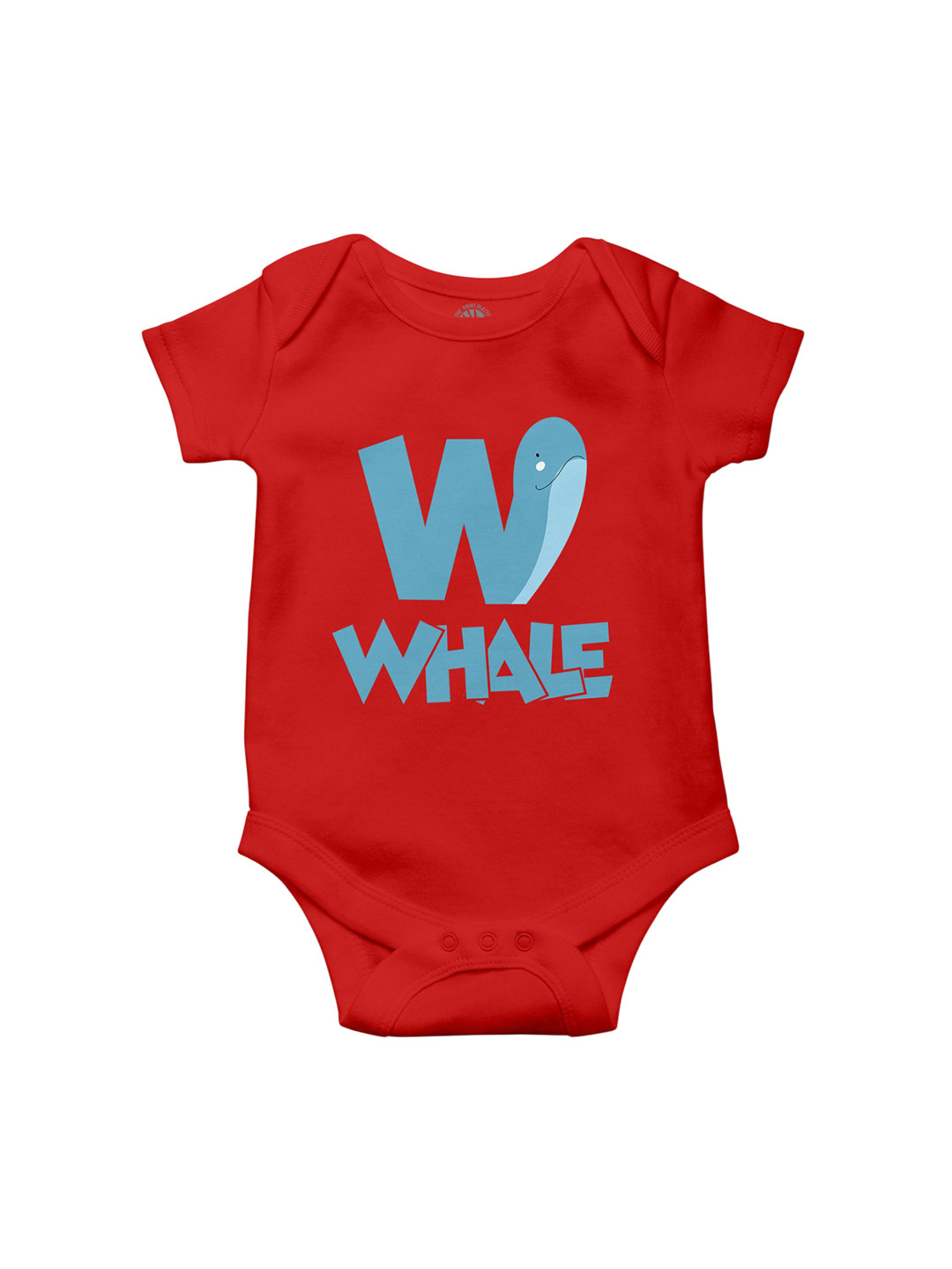 THE PRINT PLATTER Kids Infants Jellyfish Printed Envelope Neck Bio Wash Cotton Bodysuit