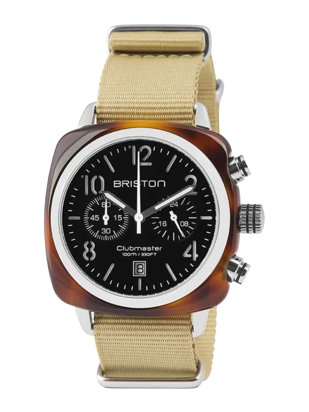 BRISTON Women Clubmaster Round Dial & Straps Analogue Watch 13140.SA.T.1.NK