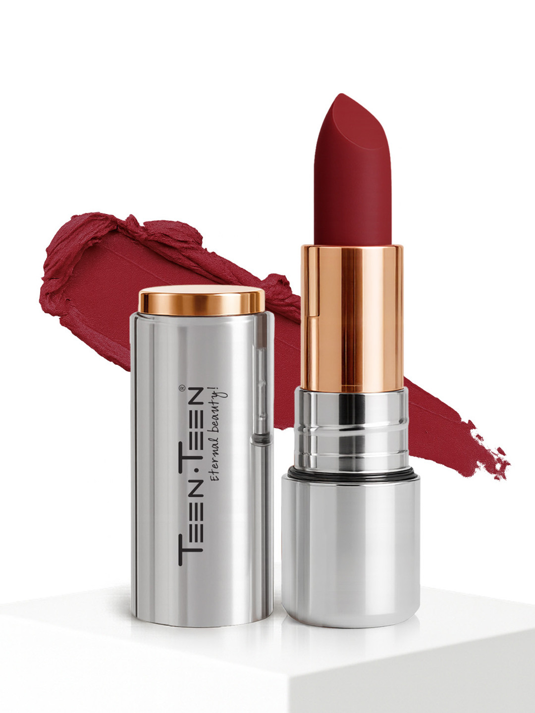 TEEN TEEN COSMETICS Iconic Non Transfer All Day Wear Matte Lipstick- 3.8 g- Twig Twist 07