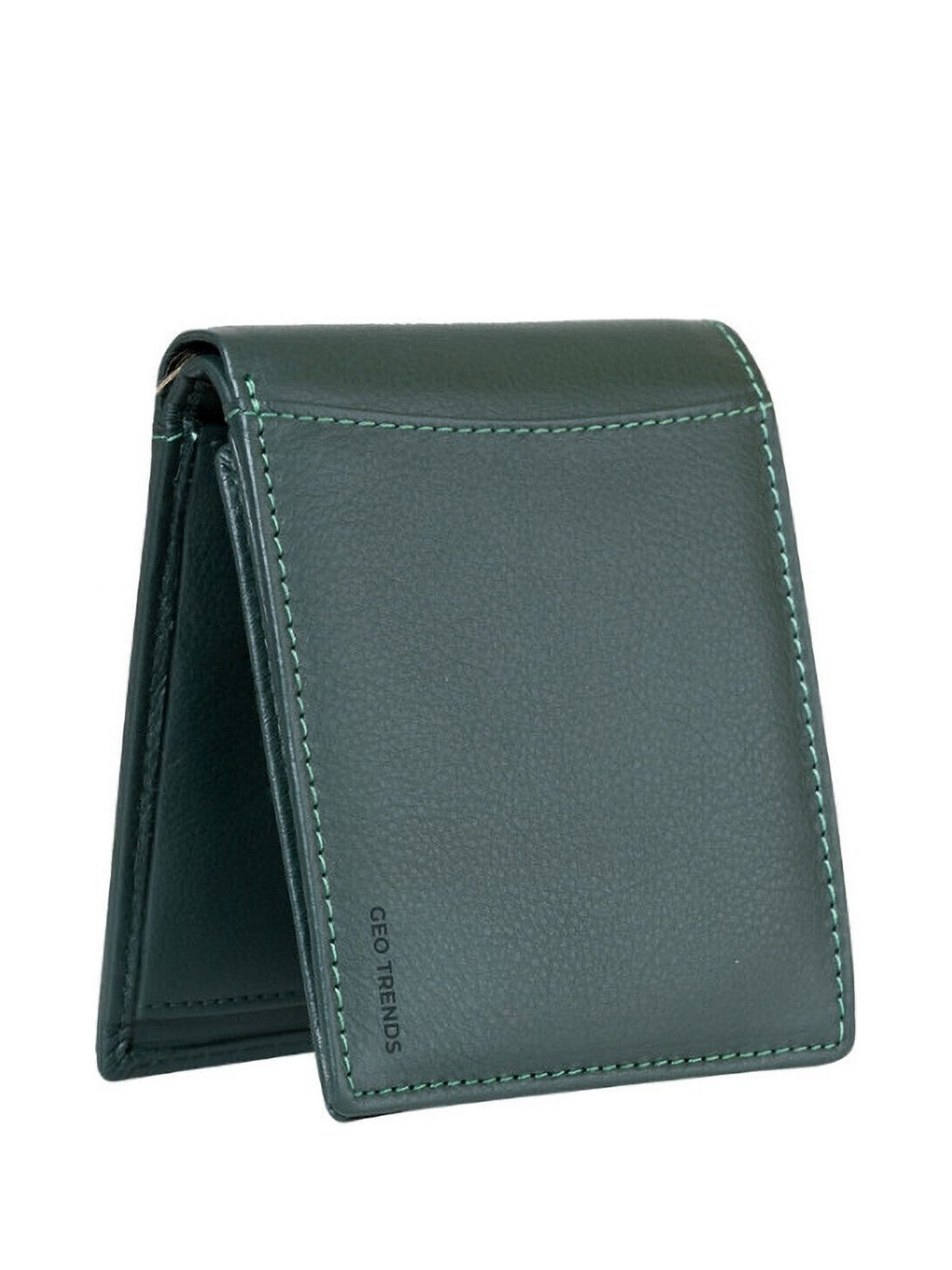 GEO TRENDS Men Applique Leather Two Fold Wallet