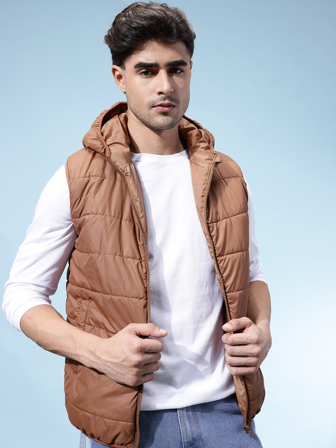 glitchez Hooded Bomber Jacket