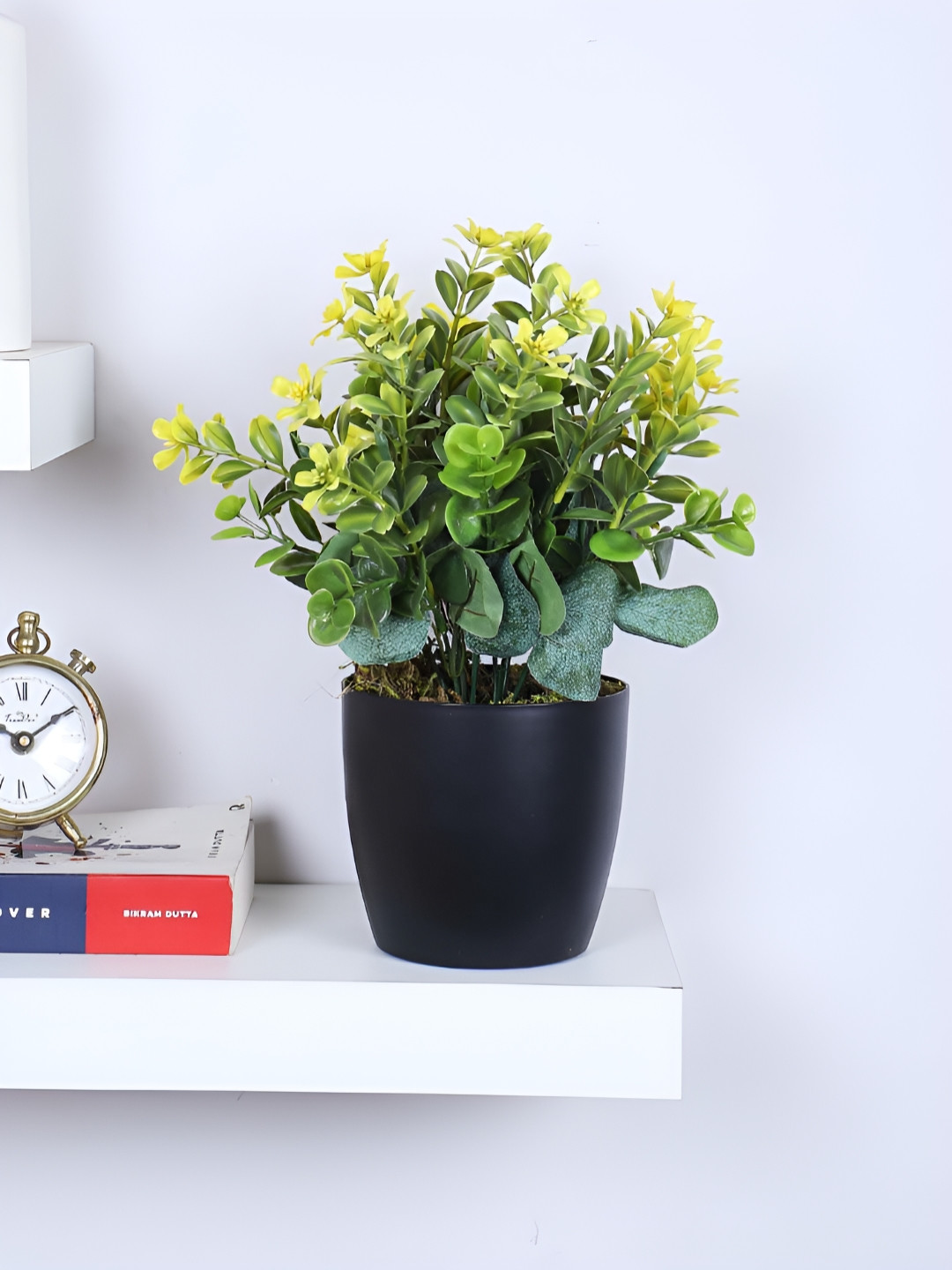 ARICK DECOR Yellow Artificial Plant With Pot