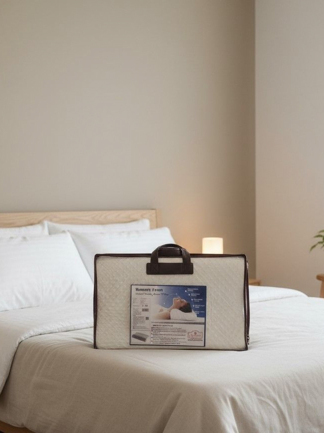 Signature White Memory Foam Filled Gel Breathable Sleep Pillow